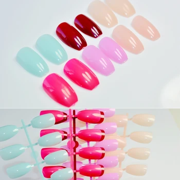 6 Sets Shiny Fake Nail Coffin False Nail Flat Top Full Nail Tips Nail Accessories Manicure Tools 6 Mix Colors
6 Sets Shiny Fake Nail Coffin False Nail Flat Top Full Nail Tips Nail Accessories Manicure Tools 6 Mix Colors