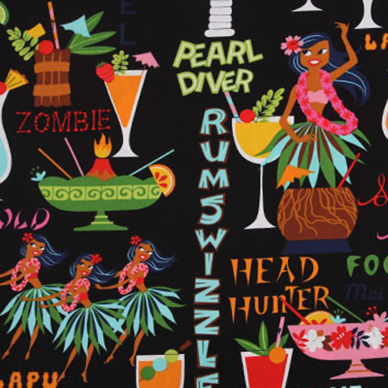 50x140cm Vintage Brand New USA hawaii dancing girl drinking cup cotton spandex fabric For Baby Cloth Dress Home Decoration
50x140cm Vintage Brand New USA hawaii dancing girl drinking cup cotton spandex fabric For Baby Cloth Dress Home Decoration