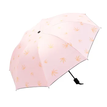 Sun Umbrella Tri-Fold Vinyl Rain Or Shine Dual-Use UV Umbrellas Female Folding Umbrella Advertising Umbrella
Sun Umbrella Tri-Fold Vinyl Rain Or Shine Dual-Use UV Umbrellas Female Folding Umbrella Advertising Umbrella