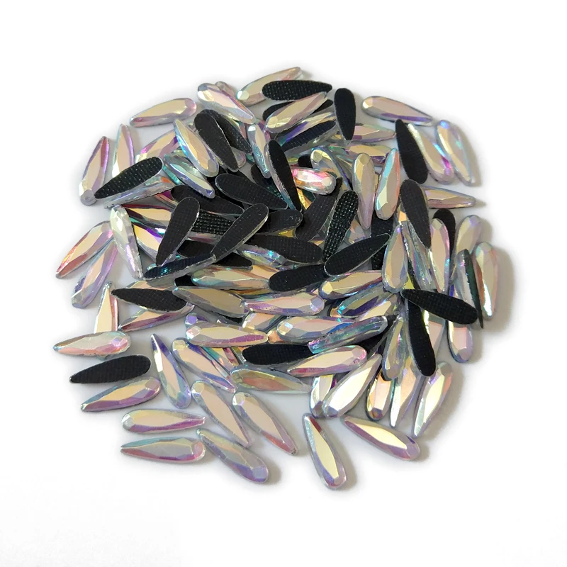 Hot fix stone 300pcs Long water Drops 3X10mm Crystal AB Hotfix Rhinestone for Cloths Adornment DIY accessories free shipping
Hot fix stone 300pcs Long water Drops 3X10mm Crystal AB Hotfix Rhinestone for Cloths Adornment DIY accessories free shipping