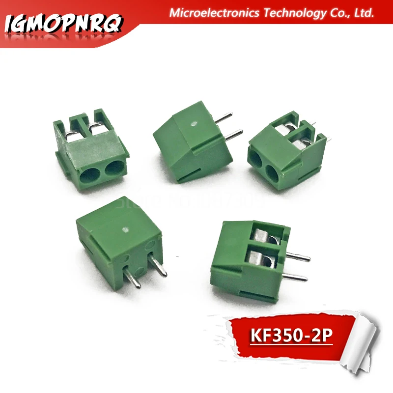 20PCS KF350-2P 3.5mm KF350 2 Pin Green Connect Terminal Screw Terminal Connector Splice connector
20PCS KF350-2P 3.5mm KF350 2 Pin Green Connect Terminal Screw Terminal Connector Splice connector