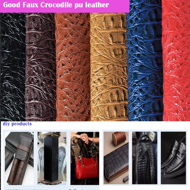 Good 69*50cm1pc Faux PU Leather Fabric Thick Bump Crocodile Pu Synthetic Leather Fabric For Diy Bag Shoe Material 15 colours
Good 69*50cm1pc Faux PU Leather Fabric Thick Bump Crocodile Pu Synthetic Leather Fabric For Diy Bag Shoe Material 15 colours