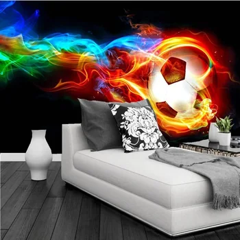 Cool Color Flame Football 3D Photo Wall Mural Wallpaper Personalized Customization Living Room Bedroom Interior Design Wallpaper
Cool Color Flame Football 3D Photo Wall Mural Wallpaper Personalized Customization Living Room Bedroom Interior Design Wallpaper