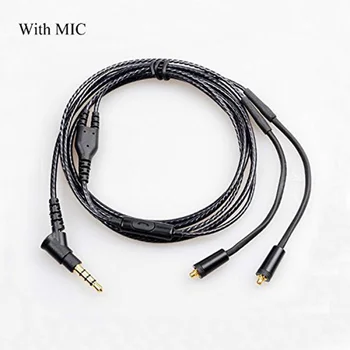 OKCSC Replacement MMCX jack Cables 3.5mm With Mic Connector Remote Cables Stereo Mini Cable Adapter Cord for SHURE
OKCSC Replacement MMCX jack Cables 3.5mm With Mic Connector Remote Cables Stereo Mini Cable Adapter Cord for SHURE