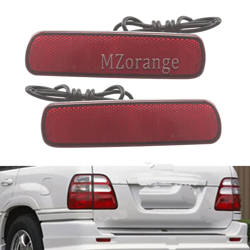MZORANGE Rear Bumper Reflector Light LED For Toyota Land Cruiser 98-07 /For Lexus LX470 Tail Brake Stop DRL Fog Light Lamp
MZORANGE Rear Bumper Reflector Light LED For Toyota Land Cruiser 98-07 /For Lexus LX470 Tail Brake Stop DRL Fog Light Lamp