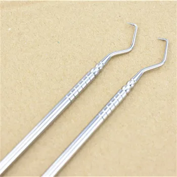1PC Stainless Steel Double Ends Dentist Tool Teeth Clean Hygiene Explorer Probe hook Pick Dental Tool Products
1PC Stainless Steel Double Ends Dentist Tool Teeth Clean Hygiene Explorer Probe hook Pick Dental Tool Products