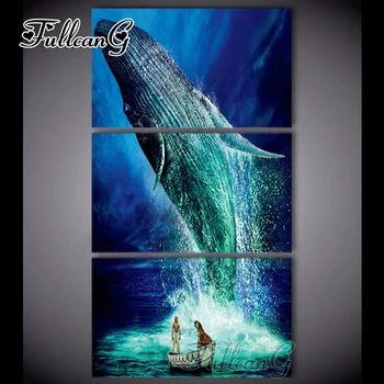 FULLCANG triptych diy diamond painting "dolphin show" 3 pieces mosaic cross stitch 5d embroidery kits full square drill G1292
FULLCANG triptych diy diamond painting "dolphin show" 3 pieces mosaic cross stitch 5d embroidery kits full square drill G1292
