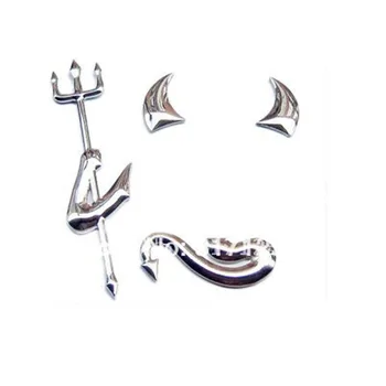 (20pcs/lot) Wholesale 3d Metal Devil Silver Car Stickers Decals Badge Emblems Car styling
(20pcs/lot) Wholesale 3d Metal Devil Silver Car Stickers Decals Badge Emblems Car styling