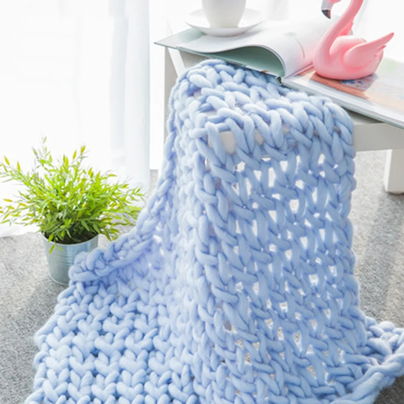 Thick Big Yarn Hand Crochet Coarse Yarn Thick Knitting DIY Super Big Knit Woolen Yarn 230g/lot For Hat Scarf Blanket
Thick Big Yarn Hand Crochet Coarse Yarn Thick Knitting DIY Super Big Knit Woolen Yarn 230g/lot For Hat Scarf Blanket