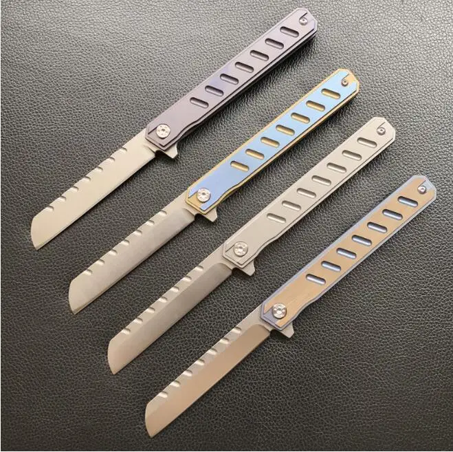 C088 D2 Ball Bearing Titanium alloy handle CNC folding knife Hunting Camping outdoor Pocket Knife Survival EDC Multi tool Knife
C088 D2 Ball Bearing Titanium alloy handle CNC folding knife Hunting Camping outdoor Pocket Knife Survival EDC Multi tool Knife