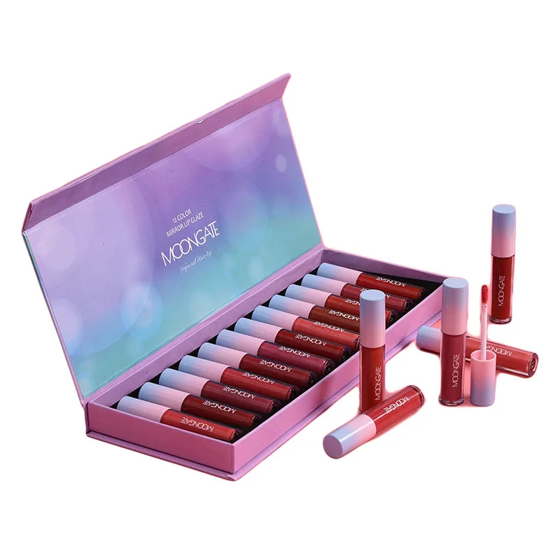 Professional 12-color Matte Lip Gloss Set Brand Velvet Liquid Lipstick Long-lasting Moisturizing Lip Makeup Gloss Cosmetics
Professional 12-color Matte Lip Gloss Set Brand Velvet Liquid Lipstick Long-lasting Moisturizing Lip Makeup Gloss Cosmetics