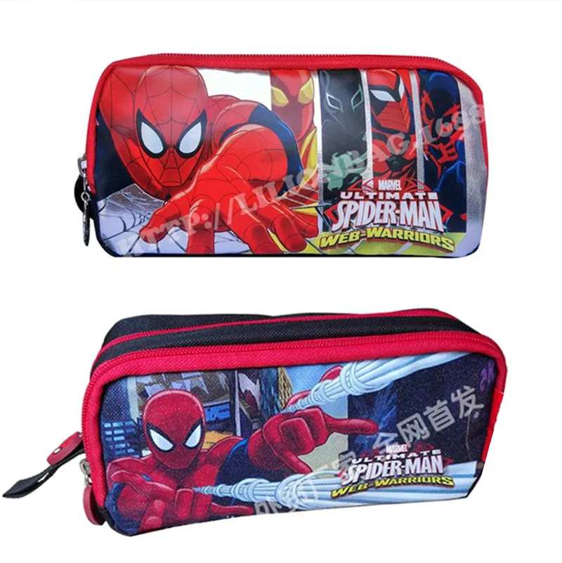 Cute Cartoon Spiderman Student School Double Dual Compartment Pencil Case Pen Bag Pouch Pencilcase for Boys Storage Bags
Cute Cartoon Spiderman Student School Double Dual Compartment Pencil Case Pen Bag Pouch Pencilcase for Boys Storage Bags