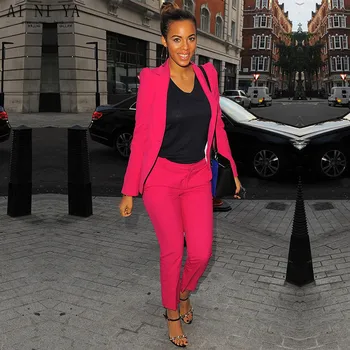 Jacket+Pants Rose Red Women Business Suits Blazer Slim Female Office Uniform 2 Piece Trouser Suit Ladies Winter Formal Suits
Jacket+Pants Rose Red Women Business Suits Blazer Slim Female Office Uniform 2 Piece Trouser Suit Ladies Winter Formal Suits