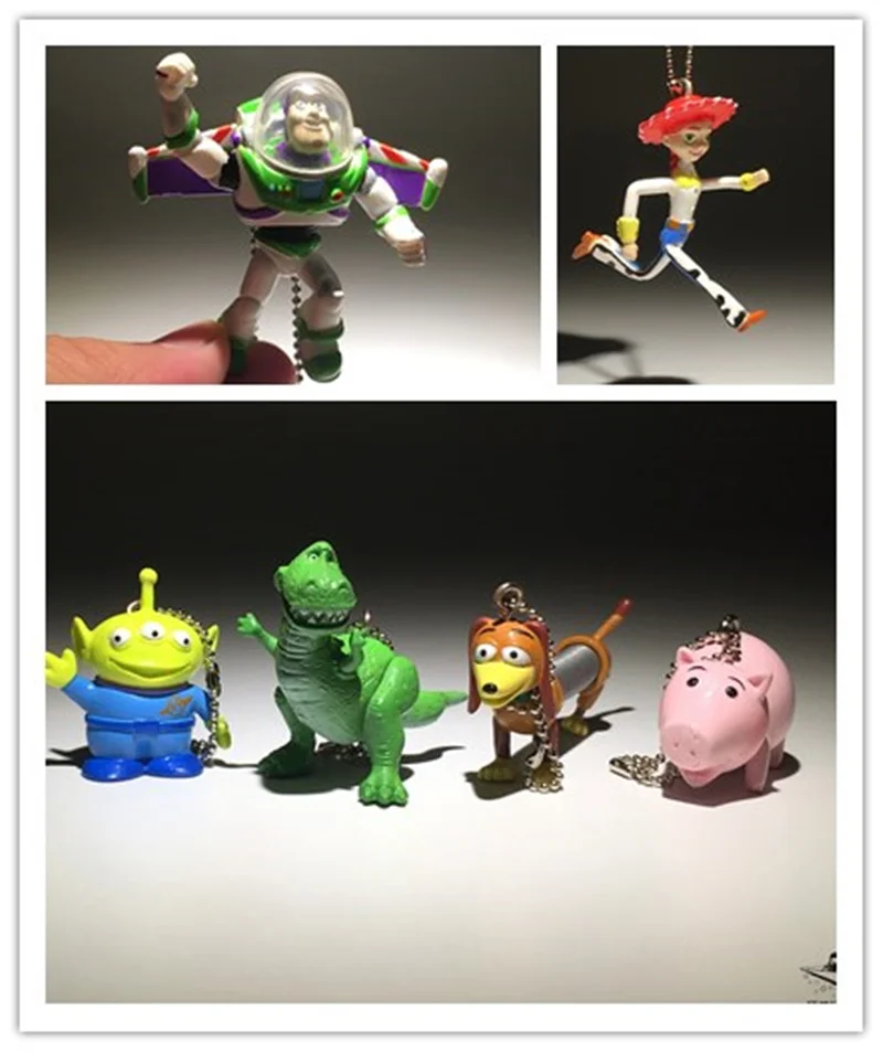 48pcs/lot Toy story buzz lightyear Jessie Rex the Green Dinosau Slinky Dog figure toys collection pendant toys mix six design
48pcs/lot Toy story buzz lightyear Jessie Rex the Green Dinosau Slinky Dog figure toys collection pendant toys mix six design