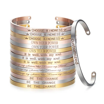 Custom Engrave Bangle For Men Bracelet Stainless Steel Personalized Bangle Special Gift For Male
Custom Engrave Bangle For Men Bracelet Stainless Steel Personalized Bangle Special Gift For Male