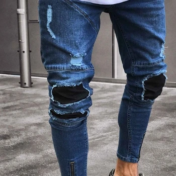 Men's Slim Fit Straight Long Jeans Male Vintage Style With Broken Holes Jeans Men Fashion Casual Denim Trousers AA51446
Men's Slim Fit Straight Long Jeans Male Vintage Style With Broken Holes Jeans Men Fashion Casual Denim Trousers AA51446