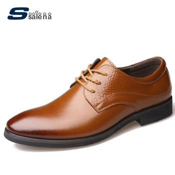 Dress Men Shoes New Fashion Male Leather Shoes High Quality Lace Up Breathable Wedding Shoes For Men AA50131
Dress Men Shoes New Fashion Male Leather Shoes High Quality Lace Up Breathable Wedding Shoes For Men AA50131