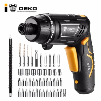 DEKO DCS3.6DU2-S2 Cordless Electric Screwdriver Rechargeable Power Screwdriver Twistable Handle Wireless LED Torch Household DIY
DEKO DCS3.6DU2-S2 Cordless Electric Screwdriver Rechargeable Power Screwdriver Twistable Handle Wireless LED Torch Household DIY