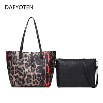 DAEYOTEN Leopard Women's Bag Large Capacity Female Handbag Composite Bags For Women Shoulder Bag Brand Shopping Bag ZM0001 
DAEYOTEN Leopard Women's Bag Large Capacity Female Handbag Composite Bags For Women Shoulder Bag Brand Shopping Bag ZM0001
