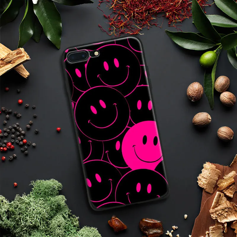 Smiley face black pink Smile Pattern Tpu Soft Silicone Phone Case Cover Shell For Apple IPhone 5 5s SE 6 6s 7 8 Plus X 10
Smiley face black pink Smile Pattern Tpu Soft Silicone Phone Case Cover Shell For Apple IPhone 5 5s SE 6 6s 7 8 Plus X 10