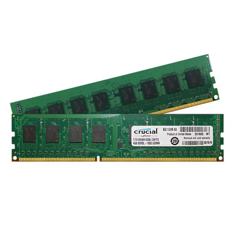 High Quality Crucial Memory Ram 1.35v DDR3L 1600Mhz 4GB 8GB for Desktop Memoria PC3L-12800 Compatible with DDR3 1333Mhz 1066Mhz
High Quality Crucial Memory Ram 1.35v DDR3L 1600Mhz 4GB 8GB for Desktop Memoria PC3L-12800 Compatible with DDR3 1333Mhz 1066Mhz