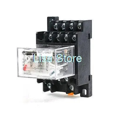 2016 Wholesale Hot LY4NJ 5A 250VAC/28VDC Base Relay AC220V Coil 3PDT Electromagnetic Power Relay
2016 Wholesale Hot LY4NJ 5A 250VAC/28VDC Base Relay AC220V Coil 3PDT Electromagnetic Power Relay