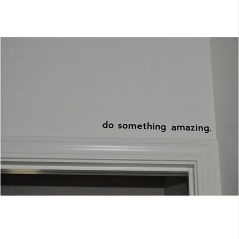 2016 New Decal Sticker Do Something Amazing Inspirational Vinyl Wall Decal Sticker IC838436
2016 New Decal Sticker Do Something Amazing Inspirational Vinyl Wall Decal Sticker IC838436