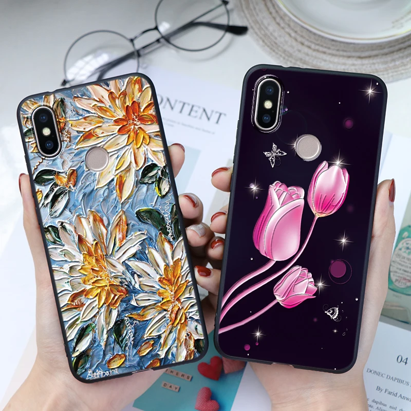 3D Emboss Case Cover For Xiaomi Mi 9 8 Lite Explorer A1 A2 Pocophone F1 Redmi Note 6 7 5 S2 Plus 7S 4 4X TPU Flower Case Fundas
3D Emboss Case Cover For Xiaomi Mi 9 8 Lite Explorer A1 A2 Pocophone F1 Redmi Note 6 7 5 S2 Plus 7S 4 4X TPU Flower Case Fundas