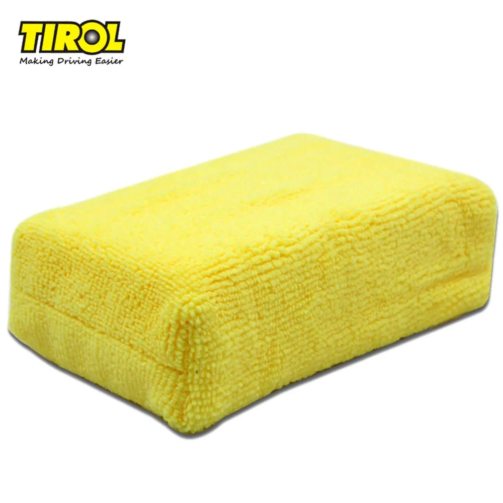 TIROL T22450b Губка из микрофибры для мытья и уборки автомобиля|cleaner car|cleaner sponge |