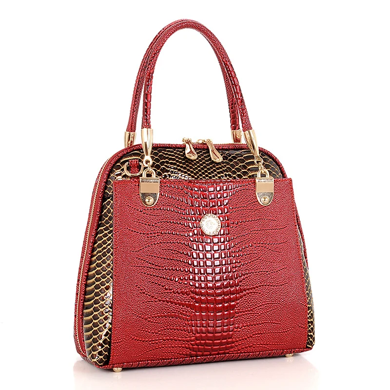 2018 New Alligator Leather bag Luxury Women Handbag PU Leather Ladies Shoulder Bag Famous Brand Designer Female Bag
2018 New Alligator Leather bag Luxury Women Handbag PU Leather Ladies Shoulder Bag Famous Brand Designer Female Bag