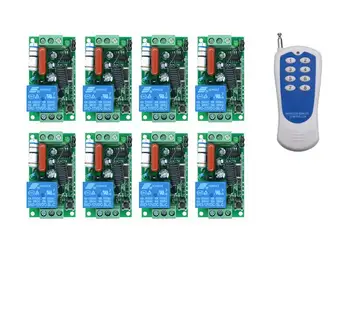 AC 220V 110V 1CH Radio Wireless Remote Control Switch 8 Receiver&2 transmitter Learning Code light lamp LED
AC 220V 110V 1CH Radio Wireless Remote Control Switch 8 Receiver&2 transmitter Learning Code light lamp LED