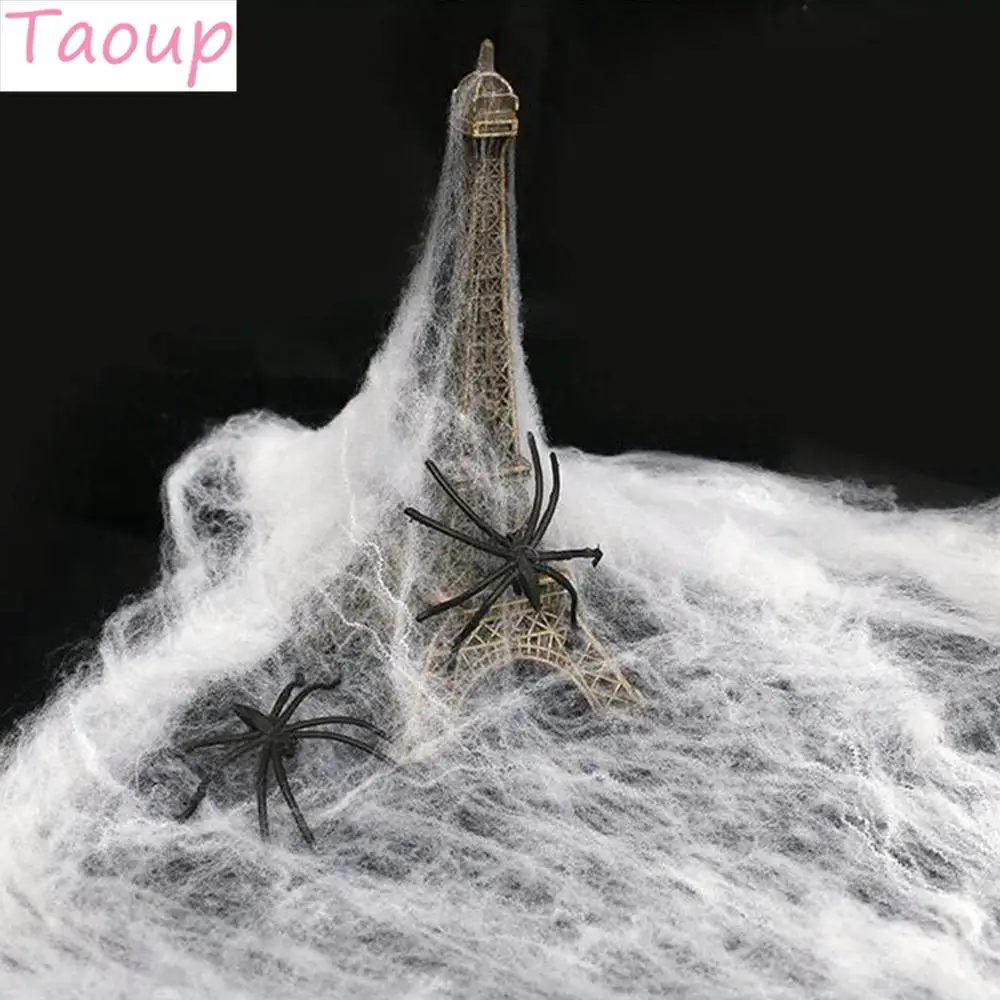 Taup White Cotton Sqider Web Props Halloweens Accessories Artificial Spider Silk Halloween Decor 2018 Party Favors Haunted House
Taup White Cotton Sqider Web Props Halloweens Accessories Artificial Spider Silk Halloween Decor 2018 Party Favors Haunted House
