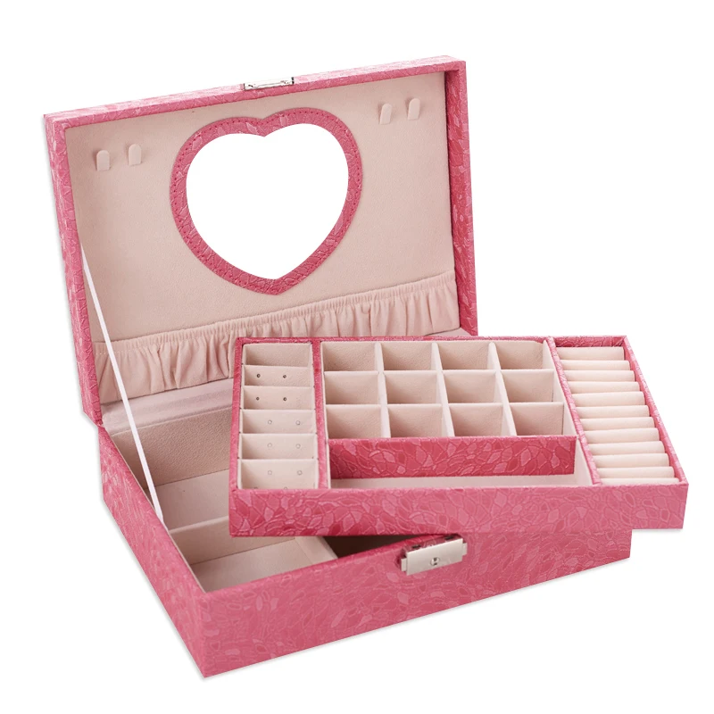 Multi-function Leather Jewelry Box Storage Organizer Necklace Bracelet Earring Case Holder Jewelry Display Case Gift
Multi-function Leather Jewelry Box Storage Organizer Necklace Bracelet Earring Case Holder Jewelry Display Case Gift