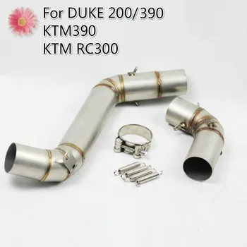 For Duke200/390 RC300 KTM390 Front Middle Link Motorcycle Exhaust Header Pipe without Muffler 200 KT001 
For Duke200/390 RC300 KTM390 Front Middle Link Motorcycle Exhaust Header Pipe without Muffler 200 KT001