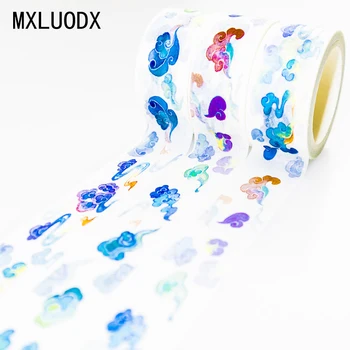 Washi Masking Tape Set Colored Clouds Pattern Sticky Paper Tape DIY Japanese Office Stationery Decorative Adhesive Tape 1PCS/Lot
Washi Masking Tape Set Colored Clouds Pattern Sticky Paper Tape DIY Japanese Office Stationery Decorative Adhesive Tape 1PCS/Lot