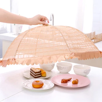 Round Foldable Food Umbrella Cover Party Sports Fly Mosquito Mesh Net Tent Anti Fly Mosquito Food Covers Kitchen Accessories
Round Foldable Food Umbrella Cover Party Sports Fly Mosquito Mesh Net Tent Anti Fly Mosquito Food Covers Kitchen Accessories