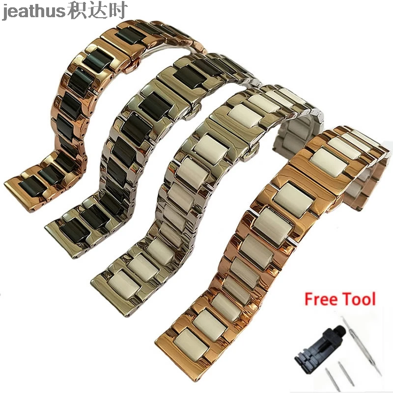 Jeathus Ceramic ceramic and stainless steel 14 16 18 20 22mm strap replace for casio tittus Folli Follie watch band bracelet ect
Jeathus Ceramic ceramic and stainless steel 14 16 18 20 22mm strap replace for casio tittus Folli Follie watch band bracelet ect