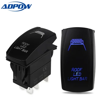 ADPOW 24V Car Boat Truck Lighted Toggle Switch 5pin ON-OFF Waterproof Led Car Boat Toggle Rocker Switch 12v
ADPOW 24V Car Boat Truck Lighted Toggle Switch 5pin ON-OFF Waterproof Led Car Boat Toggle Rocker Switch 12v