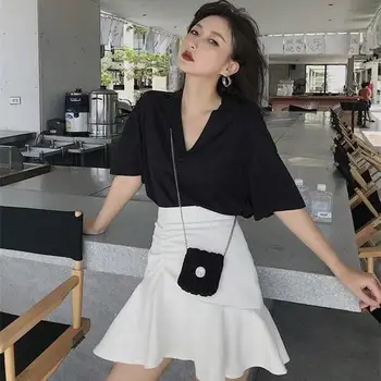 Fashion Loose Blouse And White Skirts High Waist Women Outfits Casual 2 Piece Womens Outfits Two Piece Sets 2 Pc Woman Set
Fashion Loose Blouse And White Skirts High Waist Women Outfits Casual 2 Piece Womens Outfits Two Piece Sets 2 Pc Woman Set