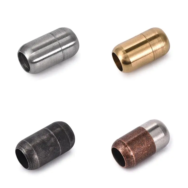 5pcs Cylindrical Magnetic Clasps Stainless Steel Buckle For DIY Leather Bracelet Jewelry Findings 21.1x11.8MM Amazing Price
5pcs Cylindrical Magnetic Clasps Stainless Steel Buckle For DIY Leather Bracelet Jewelry Findings 21.1x11.8MM Amazing Price