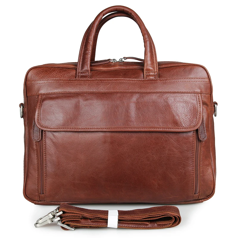 100% Genuine Leather Top Handle Men's Brown Briefcase Laptop Bag Mens Busiess Bag 7333B
100% Genuine Leather Top Handle Men's Brown Briefcase Laptop Bag Mens Busiess Bag 7333B