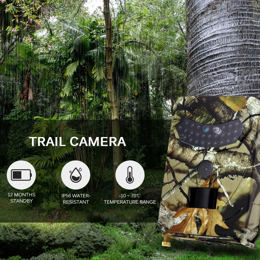 BOBLOV PR-100 Digital Hunting Camera Night Vision Remote Trial Camera Waterproof Infrared Light Motion Sensor 26pcs IR LED
BOBLOV PR-100 Digital Hunting Camera Night Vision Remote Trial Camera Waterproof Infrared Light Motion Sensor 26pcs IR LED