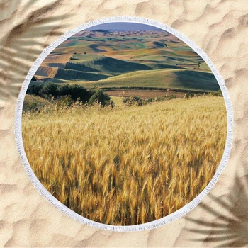 3D Farm Scenery Print Microfiber Round Beach Towel With Tassels Blanket Large Thick Adults Bath Towel Swimming Sunbathe Yoga Mat
3D Farm Scenery Print Microfiber Round Beach Towel With Tassels Blanket Large Thick Adults Bath Towel Swimming Sunbathe Yoga Mat