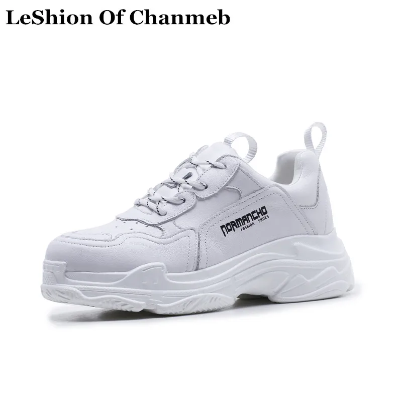 2019 Natural Leather Lace up White Sneakers Woman Platforms Leisure Shoes Ladies All Season Casual Shoes White Creepers Footwear
2019 Natural Leather Lace up White Sneakers Woman Platforms Leisure Shoes Ladies All Season Casual Shoes White Creepers Footwear