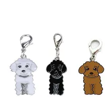 Coleira de cachorro animal de Estimação Adorável Disco Pet ID Tag de Cão do Esmalte Acessórios Pingente De Colar Colar 906th(China)