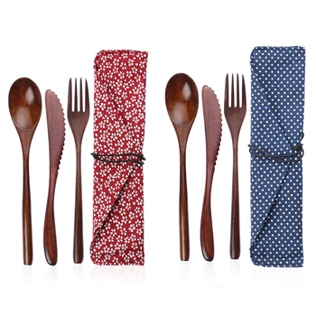 Useful Spoon Fork Chopsticks Set Portable Reusable Wooden Cutlery Set Bamboo Flatware With Bags Dinnerware Tableware Pack Gift
Useful Spoon Fork Chopsticks Set Portable Reusable Wooden Cutlery Set Bamboo Flatware With Bags Dinnerware Tableware Pack Gift