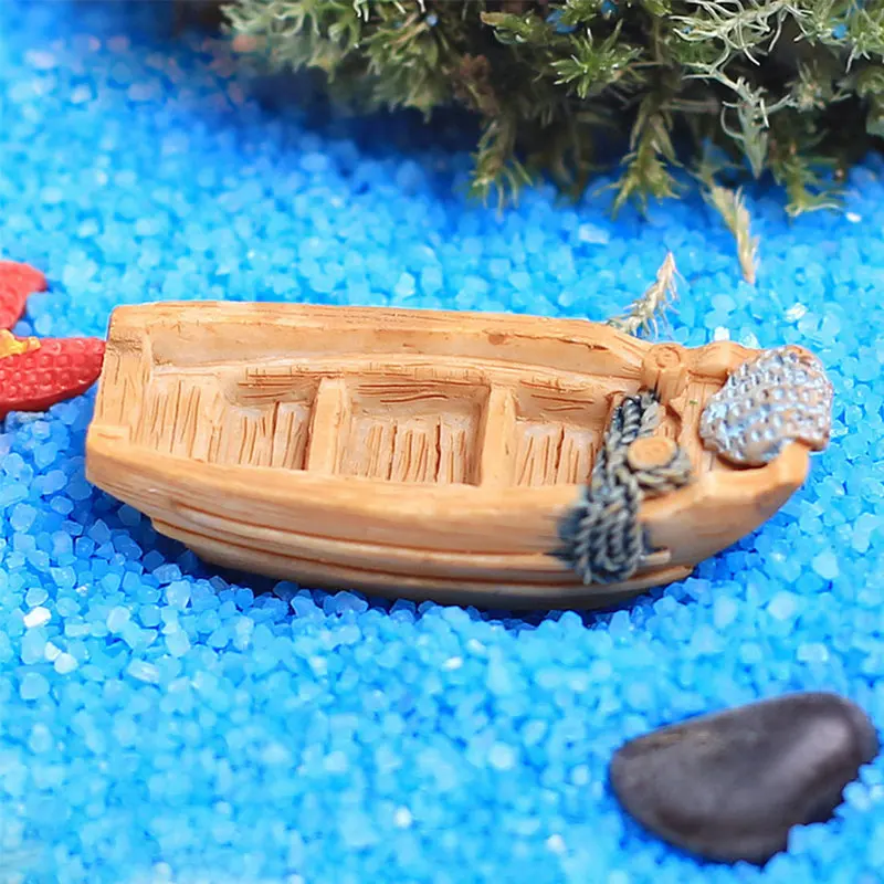 2Pcs Hot Sell Micro Landscape Small Resin Boat Ornament Garden Bonsai Miniature Craft
2Pcs Hot Sell Micro Landscape Small Resin Boat Ornament Garden Bonsai Miniature Craft