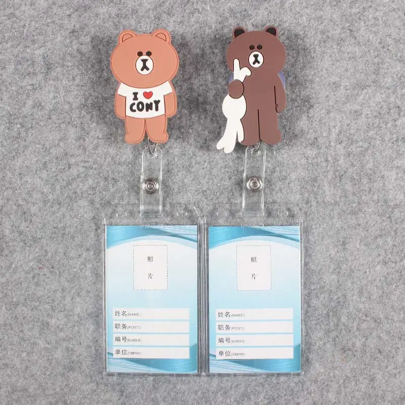Women Men Cute Bear Rabbit Clown Retractable Crocodile Pig Badge CardHolder Reel Nurse Exhibition Enfermera Girl Name Card Chest
Women Men Cute Bear Rabbit Clown Retractable Crocodile Pig Badge CardHolder Reel Nurse Exhibition Enfermera Girl Name Card Chest