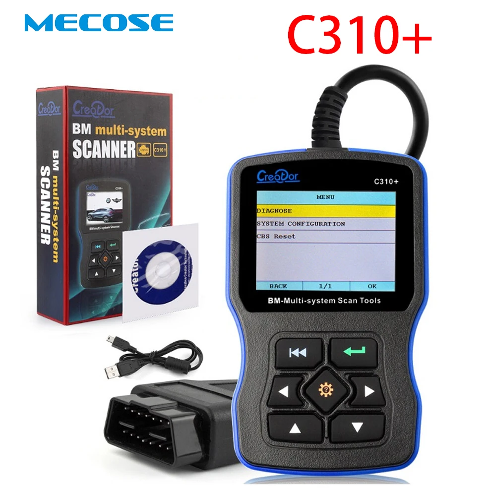 New Arrival creator C310+ Pro For bmw Vehicle obd diagnostic scanner e46 Z3 E90 E39 E36 F10 x5 x6 z4 EOBD CAN Engine Code Reader
New Arrival creator C310+ Pro For bmw Vehicle obd diagnostic scanner e46 Z3 E90 E39 E36 F10 x5 x6 z4 EOBD CAN Engine Code Reader