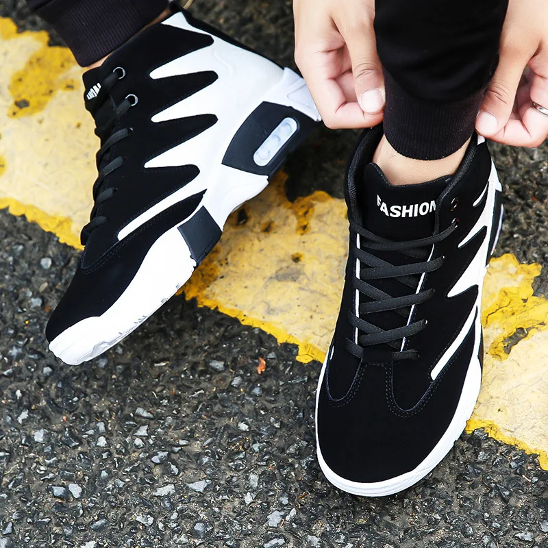 Men's Fashion Casual Shoes High Top Sneaker 2019 Spring New Men Shoes High Quality Non-slip Walking Shoe zapatillas hombre
Men's Fashion Casual Shoes High Top Sneaker 2019 Spring New Men Shoes High Quality Non-slip Walking Shoe zapatillas hombre